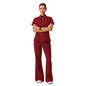 Solid-color Medical Scrub Top With Short Sleeves For Dentists And Hospital Staff