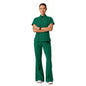 Solid-color Medical Scrub Top With Short Sleeves For Dentists And Hospital Staff