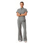 Solid-color Medical Scrub Top With Short Sleeves For Dentists And Hospital Staff