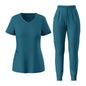 V-neck Fashionable Casual Medical Scrub Short-sleeve Suit